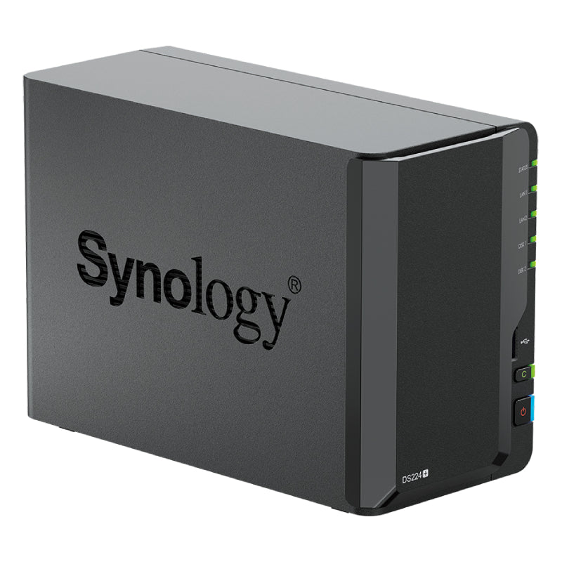 Synology DiskStation DS224+ - SATA / 2-Bays / USB / LAN / Desktop (Diskless) Synology DiskStation DS224+ - SATA / 2-Bays / USB / LAN / Desktop (Diskless)